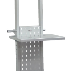 フラットディスプレイスタンド KDS-PEシリーズ用 スチール製AV追加トレイ