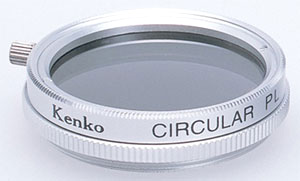 [コンパクトデジタルカメラ用フィルター] サーキュラーPL シルバー枠 49mm