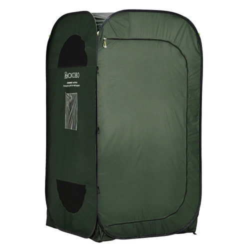 縦横使える防災テント カーキ