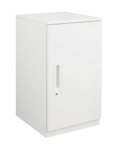 災害対策セットストッカー 本体白×天板白