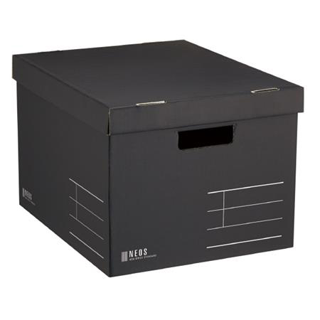 収納ボックス＜NEOS＞（Lサイズ） ブラック