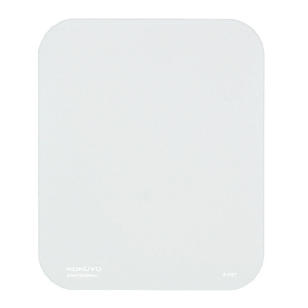 マウスパッド (再生PETタイプ) クリアホワイト