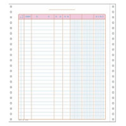 連続伝票用紙 売上仕入帳(税額欄無) 500枚入