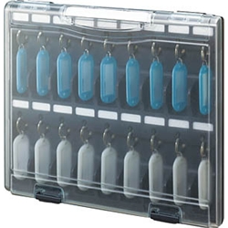 キーファイル <KEYSYS> スリムサイズ鍵18個収容可能 透明フタタイプ