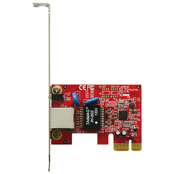 Realtek社製 RTL8168搭載 1000Base-Tイーサネットボード（PCI-Express x1接続） GBE-PCIE4