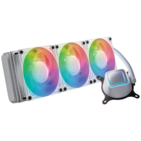 簡易水冷CPUクーラー AIOWC/V2シリーズ 240mm LED有り ホワイトカラー