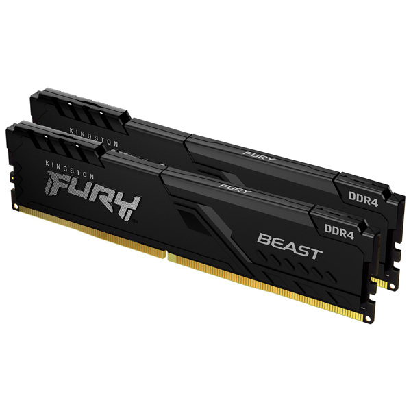 64GB DDR4 3200MHz CL16 DIMM (Kit of 2) FURY Beast Black