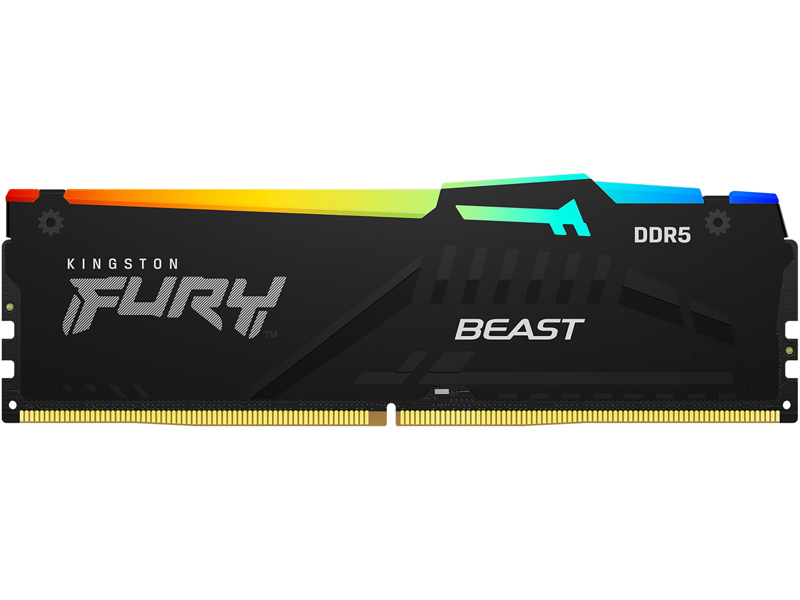 16GB DDR5 5200MT/s CL40 DIMM FURY Beast Black RGB XMP
