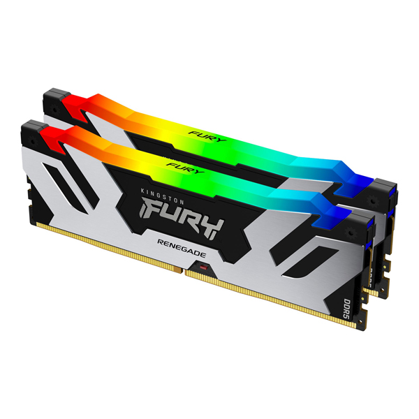 48GB DDR5 7200MT/s CL38 DIMM (Kit of 2) FURY Renegade RGB Silver XMP