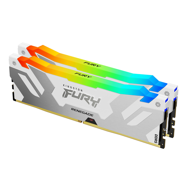 32GB DDR5 7600MT/s CL38 DIMM (Kit of 2) FURY Renegade RGB White XMP