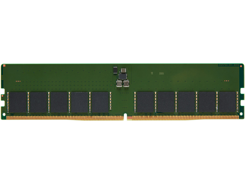 32GB DDR5 4800MHz ECC CL40 1.1V Unbuffered DIMM 288-pin PC5-38400