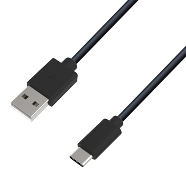 USB充電＆同期ケーブル 1.2m A-C BK