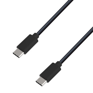 USB充電＆同期ケーブル 0.5m Type-C to Type-C ブラック