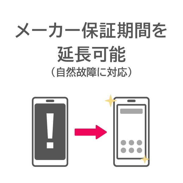 メーカー保証期間延長サービス 3年プラン SIMフリータブレット　KC-T306-Y