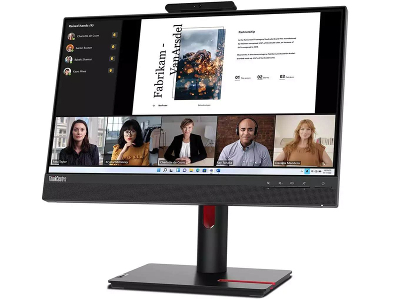ThinkCentre Tiny-in-One 22 Gen 5 (タッチ非対応モデル)（21.5型/1920×1080/DisplayPort x1、HDMI x1/黒/ステレオスピーカー(内蔵) (3W x2)）