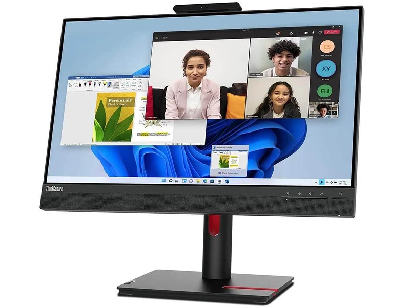 ThinkCentre Tiny-in-One 24 Gen 5 (タッチ非対応モデル)（23.8型/1920×1080/DisplayPort x1、HDMI x1/黒/ステレオスピーカー(内蔵) (3W x2)）