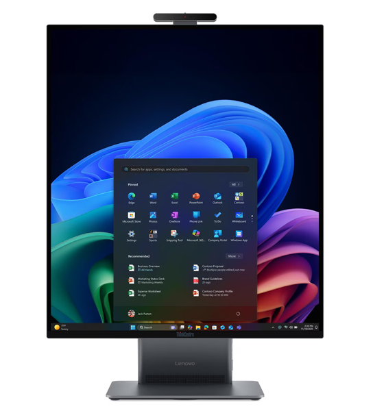 ThinkCentre X AIO Aura Edition (Core Ultra X7 プロセッサー 368H/32GB/SSD・1TB/ODDなし/Win11Pro/Microsoft 365 試用版/27.6型/WiFi)