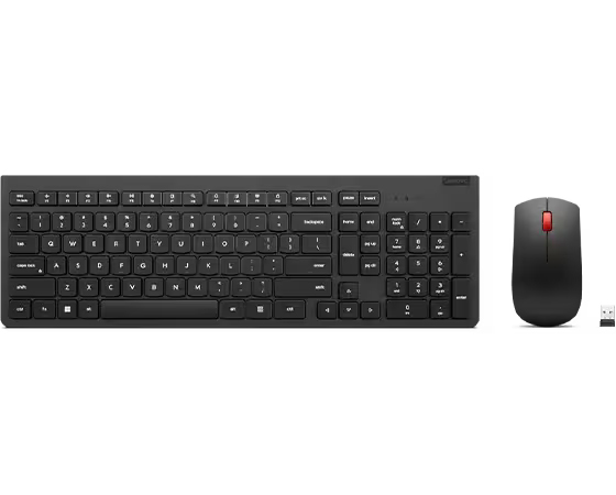 Lenovo エッセンシャル ワイヤレス キーボード&マウス 2 - 英語