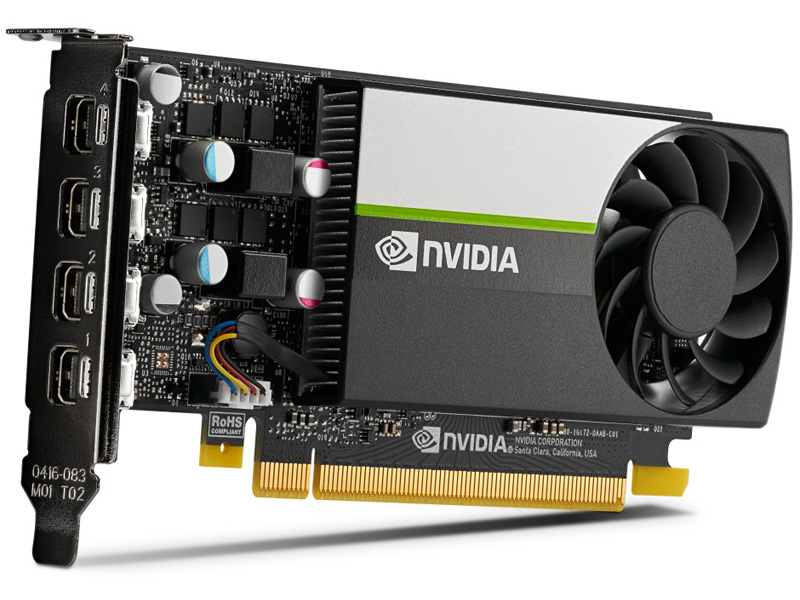 NVIDIA Quadro T1000 8GB アクティブ GPU
