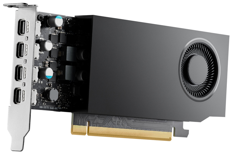 NVIDIA RTX A1000 8GB PCIe GPU(アクティブ冷却)