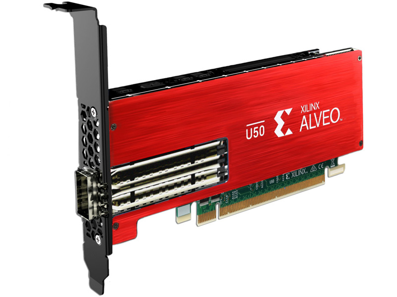 Xilinx Alveo U50 データセンター・アクセラレーター・アダプター