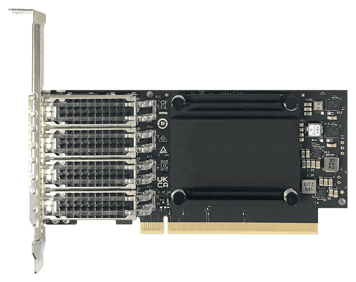 NVIDIA CX-7 10/25GbE SFP28 4P PCIe アダプター