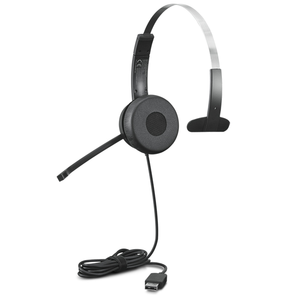 Lenovo 100 USBモノラルヘッドセット