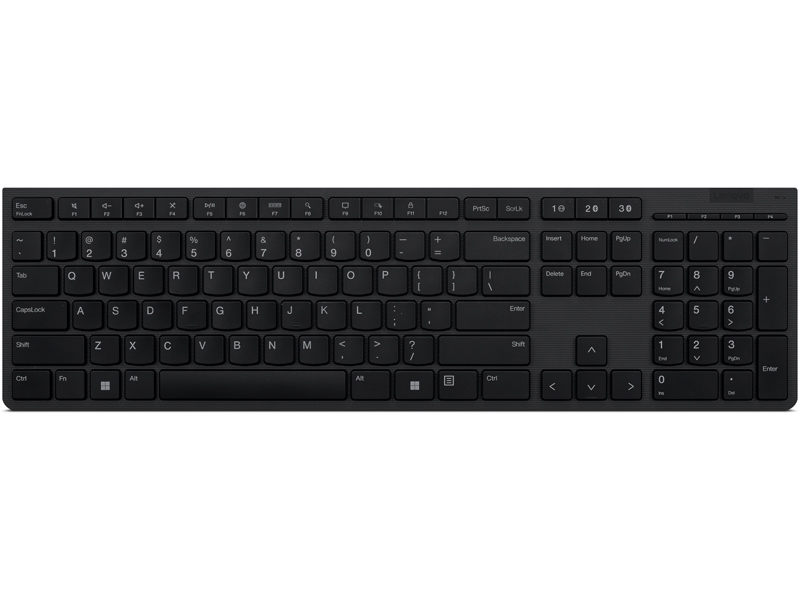 Lenovo プロフェッショナル ワイヤレス 充電式キーボード - 英語