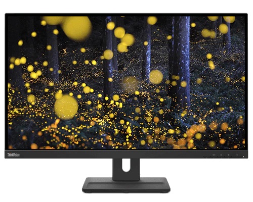 ThinkVision E27q-20 （27型/2560×1440/DisplayPort x1、HDMI x1/黒/ステレオスピーカー(内蔵) (2Wx2)）
