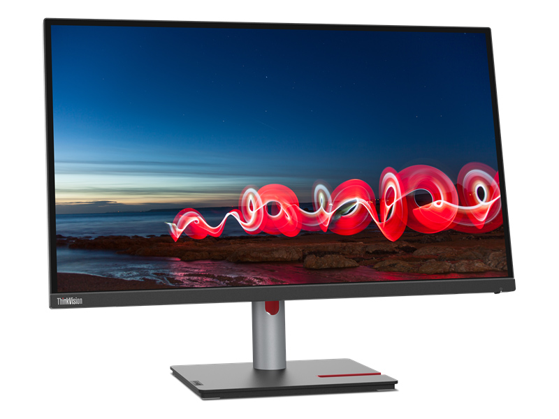ThinkVision T27i-30 （27型/1920×1080/アナログ(mini D-Sub 15PIN)x1、DisplayPortx1、HDMIx1/黒/スピーカーなし）
