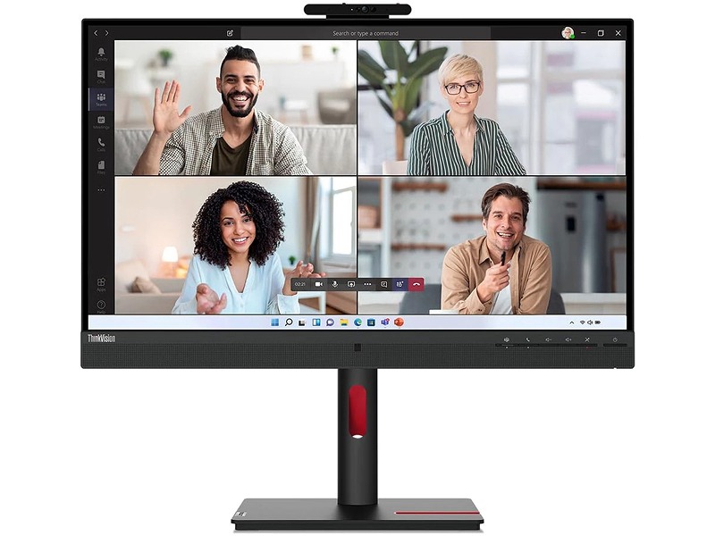 ThinkVision T27hv-30 （27型/2560×1440/DisplayPort x2、HDMI x1、USB Type-C x1/黒/ステレオスピーカー(内蔵) (5Wx2)）