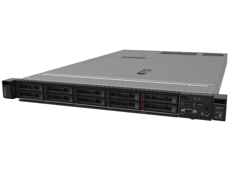 ThinkSystem SR645(HS 2.5)/EPYC-7H12(64) 2.60GHz×1/PC4-25600 16.0GB(16×1)/RAID-940-8i-4GB/POW(1100W×1)/OSなし/3年保証9x5(CRU-NBD)/SS90