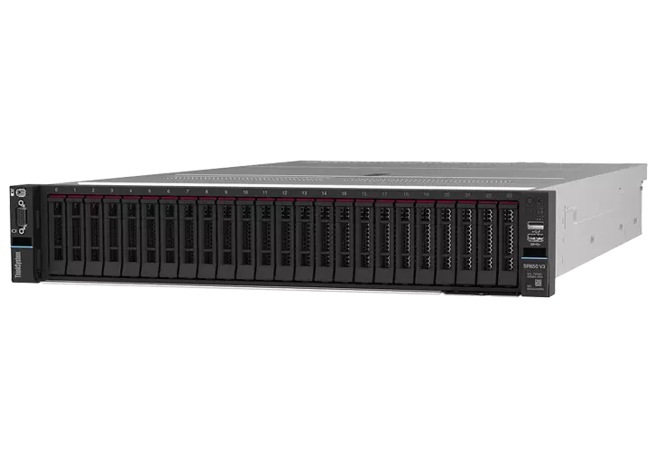 ThinkSystem SR650 V3(HS 2.5)/XeonSilver4510(12) 2.40GHz-4400MHz×1/PC5-38400 16.0GB(16×1)/RAID-9350-8i/Quad-1GbE-OCP/POW(750W×1)/OSなし/3年保証9x5(CRU-NBD)/SS