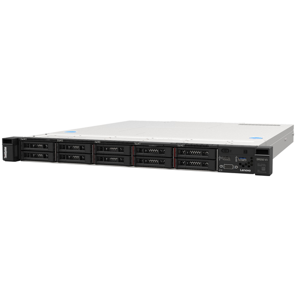 ThinkSystem SR250 V3(HS 2.5)/Xeon-6315P(4) 2.80GHz-4800MHz×1/PC5-44800 16.0GB(16×1)/RAID-940-8i-4GB/POW(800W×1)/OSなし/3年保証9x5(CRU-NBD)/SS90