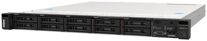ThinkSystem SR250 V3(HS 2.5)/Xeon-6333P(6) 3.10GHz-4800MHz×1/PC5-44800 16.0GB(16×1)/RAID-940-8i-4GB/POW(800W×1)/OSなし/3年保証9x5(CRU-NBD)/SS90