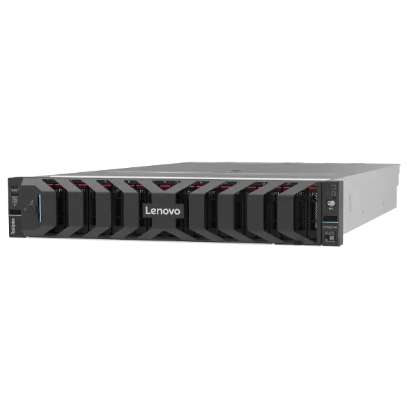 ThinkSystem SR650 V4(HS 2.5)/Xeon-6515P(16) 2.30GHz-6400MHz×1/PC5-51200 16.0GB(16×1)/RAID-940-8i-4GB/Quad-1GbE-OCP/POW(800W×2)/OSなし/3年保証9x5(CRU-NBD)/SS9