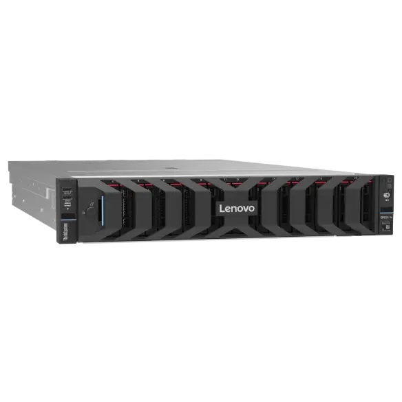 ThinkSystem SR650 V4(HS 2.5)/Xeon-6507P(8) 3.50GHz-6400MHz×1/PC5-51200 32.0GB(32×1)/RAID-940-8i-4GB/Quad-1GbE-OCP/POW(800W×2)/OSなし/3年保証9x5(CRU-NBD)/SS90