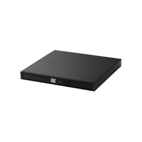 ポータブルDVDドライブ/USB Type-C/データ書き込み/ブラック