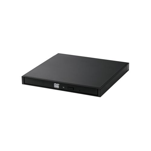ポータブルDVDドライブ/USB Type-C/動画再生＆データ書き込み&編集/ブラック