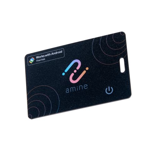 スマートトラッカー/カード型/IP68設計/Android対応/使い切りタイプ/ブラック
