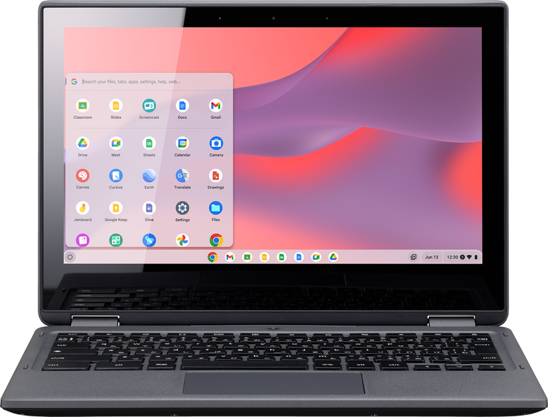 タブレットPC　mouse Chromebook U1-DAU01GY-A-BPQD (N100/8GB/eMMC・64GB/ODDなし/ChromeOS/Office無/11.6型/解像度1366×768/3年保証)