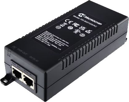 PoEインジェクタ 1ポート 90W 802.3bt（ACケーブル付）