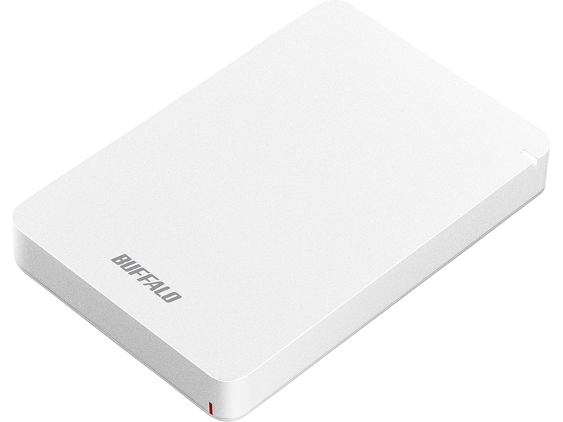 USB3.1（Gen.1）対応 耐衝撃ポータブルHDD 2TB ホワイト