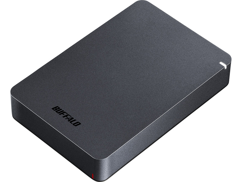 USB3.1（Gen.1）対応 耐衝撃ポータブルHDD 4TB ブラック