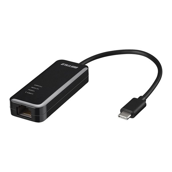 Giga対応 Type-C USB3.2(Gen1)用LANアダプター ブラック