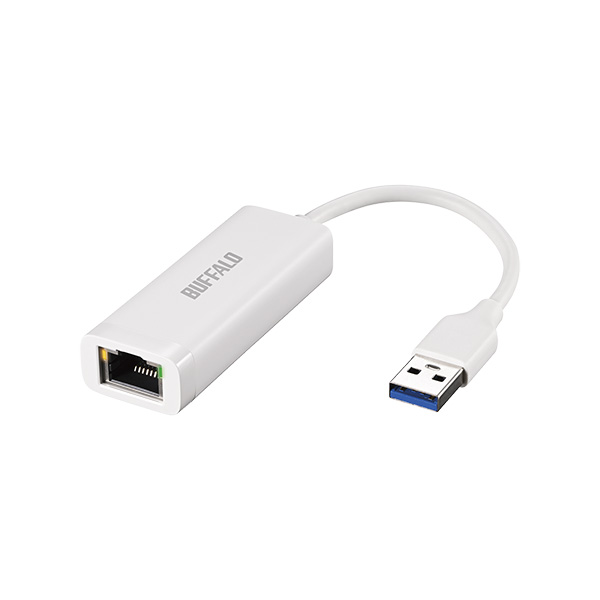 Giga USB3.2 Gen1対応 有線LANアダプター Type-A対応モデル ホワイト