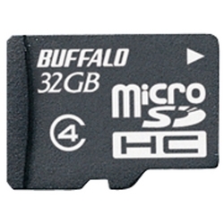 防水仕様 Class4対応 microSDHCカード 32GB