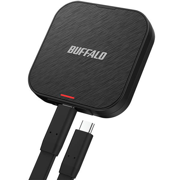 スマートフォン向けマグネット対応SSD USB3.2 Gen2 2.0TB ブラック