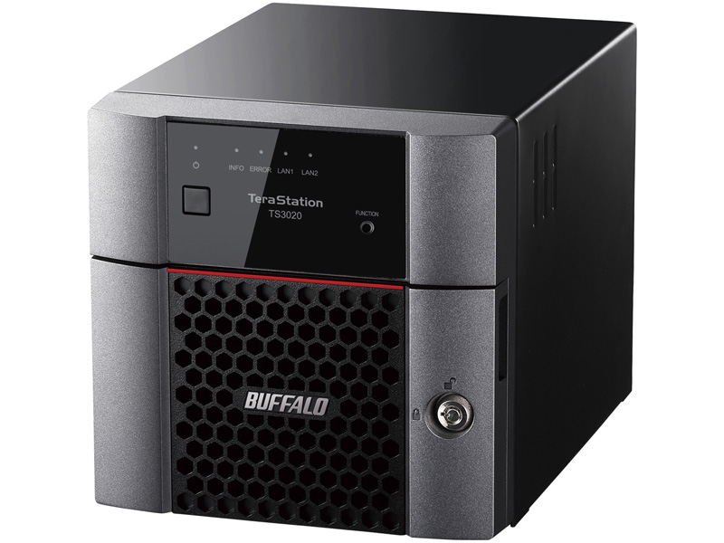 TeraStation TS3220DNシリーズ 2ベイデスクトップNAS 8TB