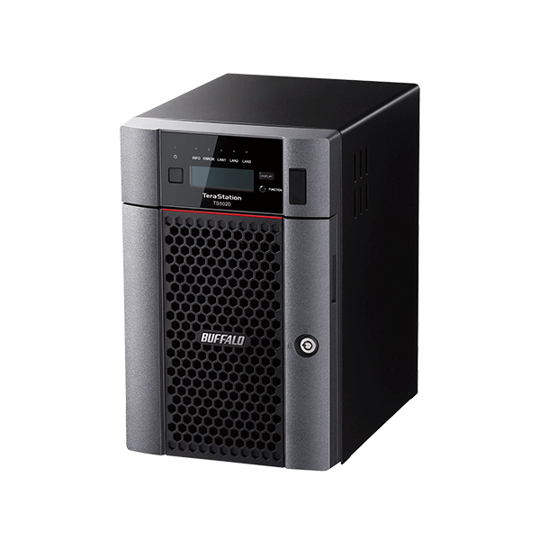 TeraStation TS5620DNシリーズ 6ドライブNAS 120TB
